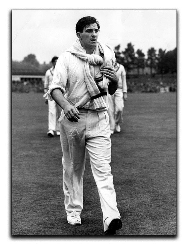 Fred Trueman 1954 Canvas Print or Poster - Canvas Art Rocks - 1