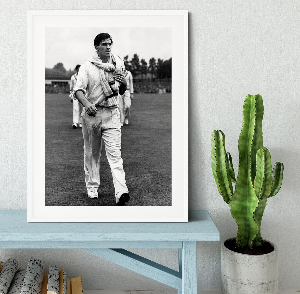 Fred Trueman 1954 Framed Print - Canvas Art Rocks - 5