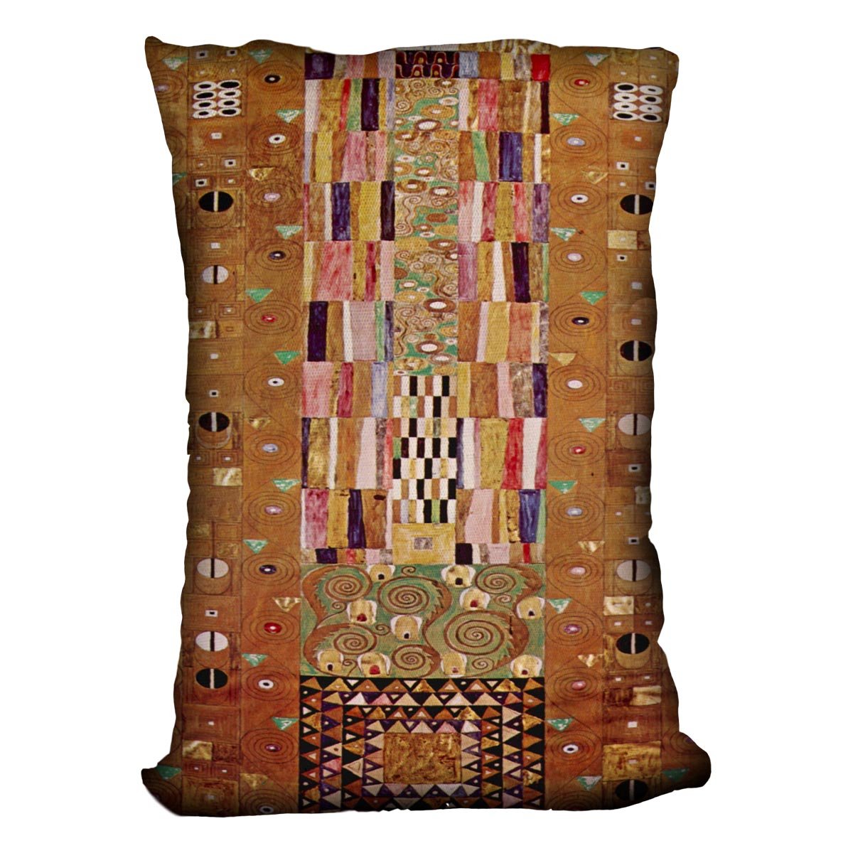 Frieze by Klimt Throw Pillow