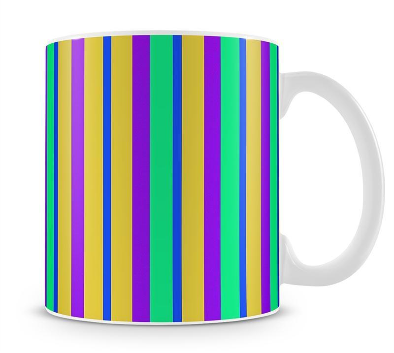 Funky Stripes Multi 2 Mug - Canvas Art Rocks - 1