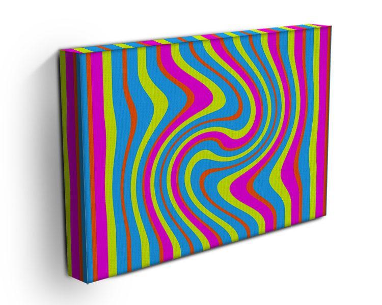 Funky Stripes Swirl 2 Canvas Print or Poster - Canvas Art Rocks - 3