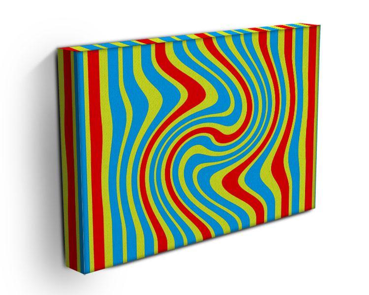 Funky Stripes Swirl 6 Canvas Print or Poster - Canvas Art Rocks - 3