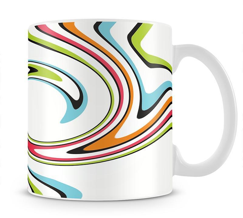 Funky Twirl Mug - Canvas Art Rocks - 1