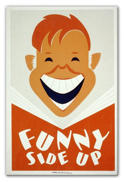 Funny Side Up Print - Canvas Art Rocks - 1