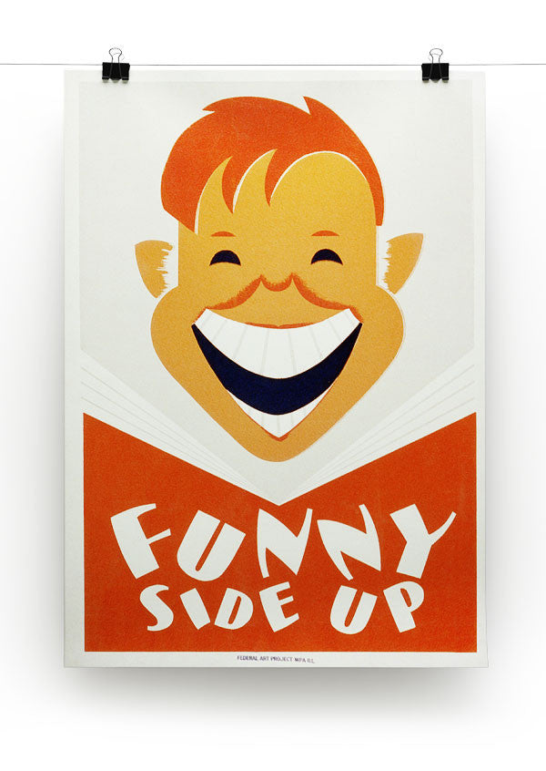 Funny Side Up Print - Canvas Art Rocks - 2