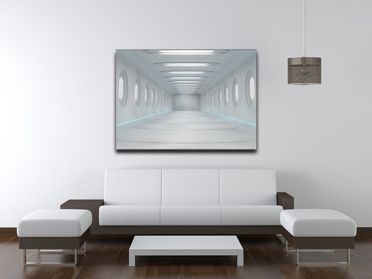 Futuristic interior Canvas Print or Poster - Canvas Art Rocks - 4