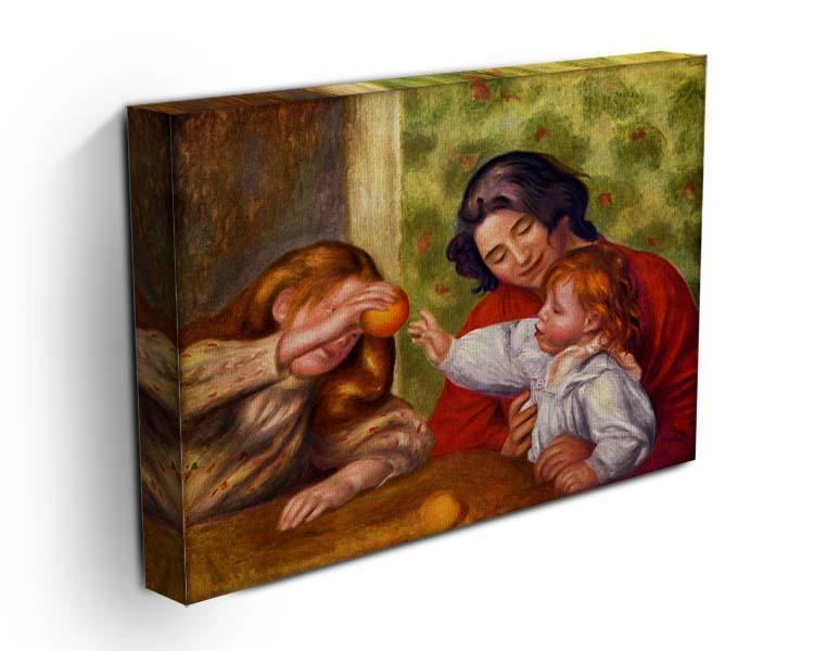 Gabrielle Jean and a girl by Renoir Canvas Print or Poster - Canvas Art Rocks - 3