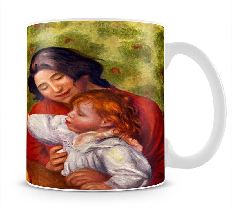 Gabrielle Jean and a girl by Renoir Mug - Canvas Art Rocks - 1