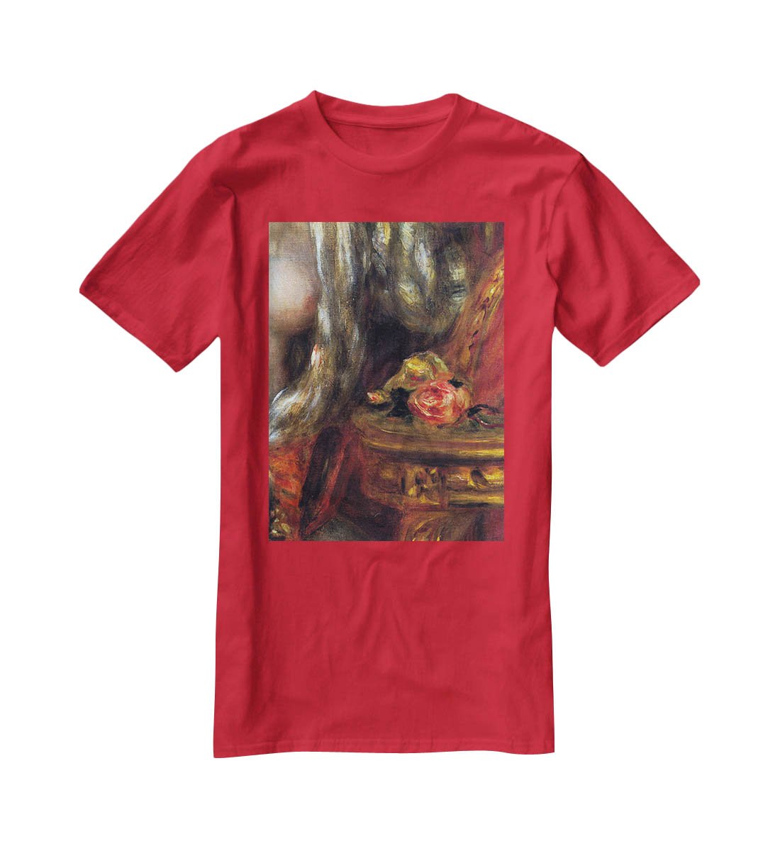 Gabrielle with jewels detail by Renoir T-Shirt - Canvas Art Rocks - 4