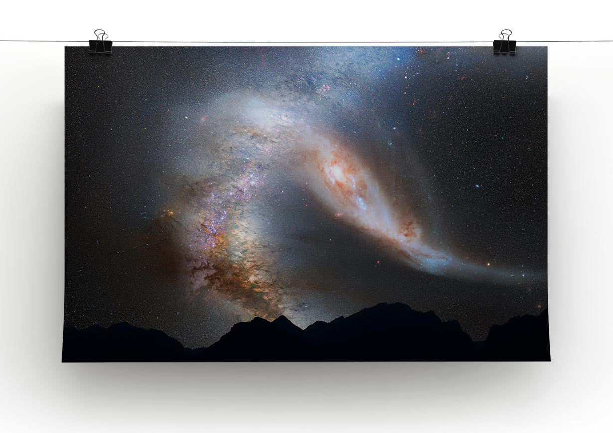 Galaxy Sky Canvas Print - Canvas Art Rocks - 2