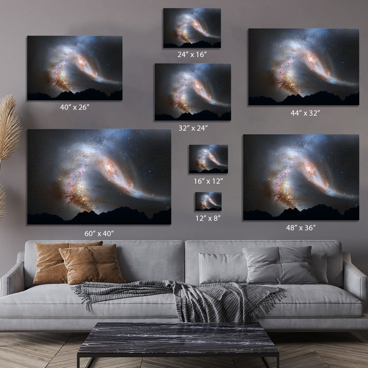 Galaxy Sky Canvas Print or Poster