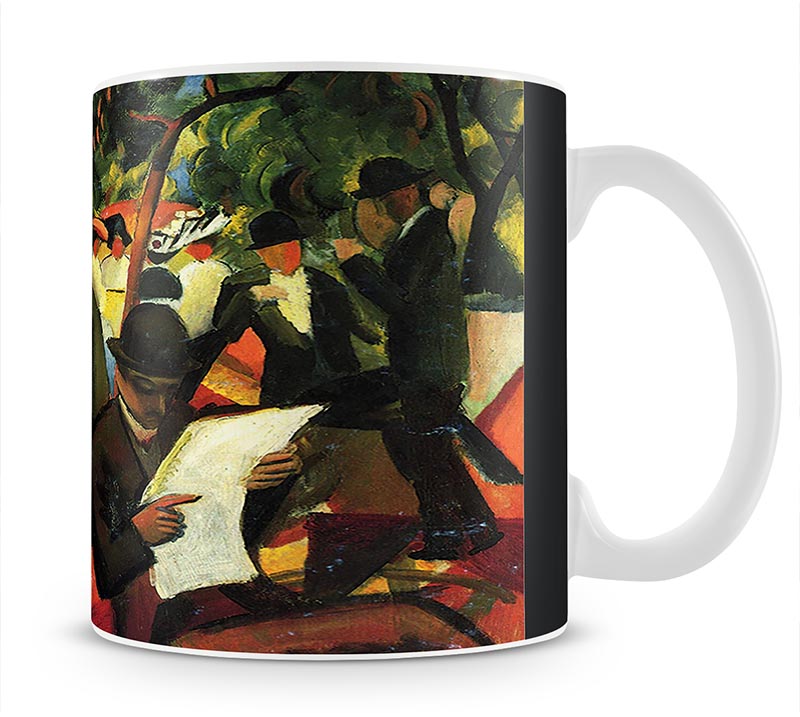 Garden Restaurant by Macke Mug - Canvas Art Rocks - 1