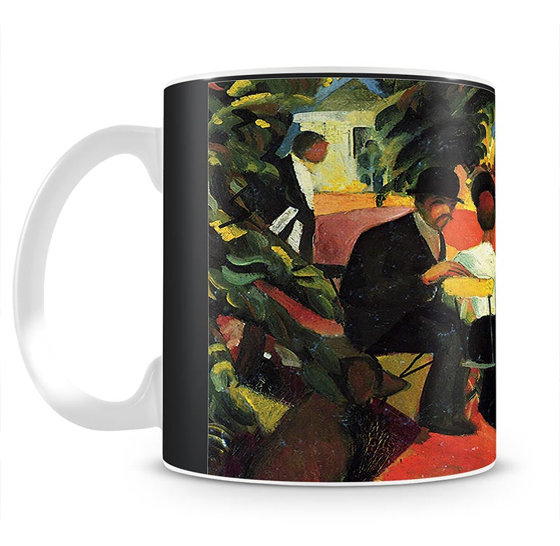 Garden Restaurant by Macke Mug - Canvas Art Rocks - 1