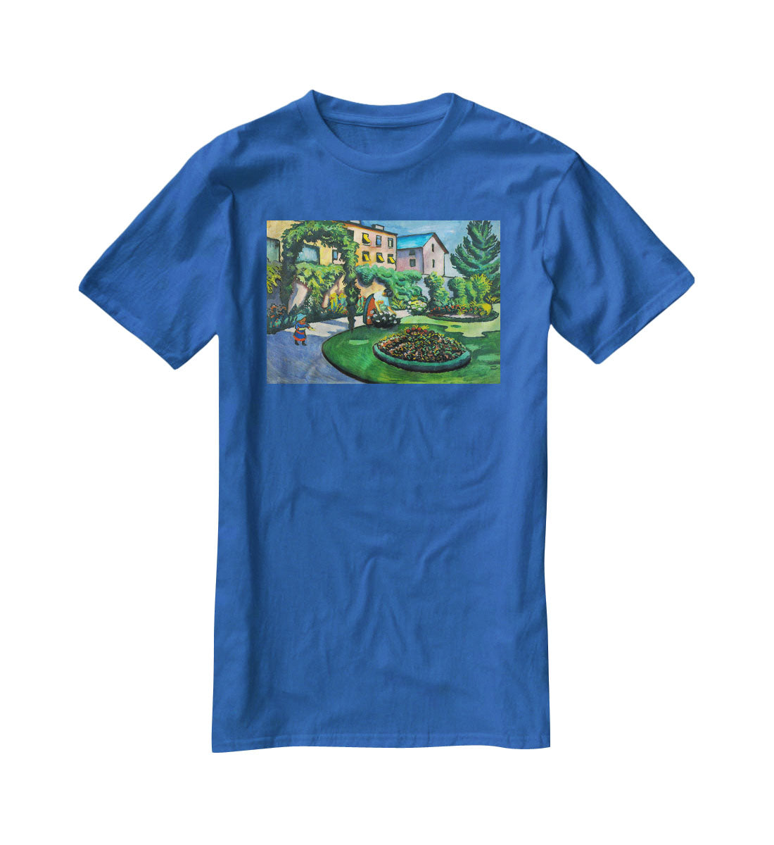 Garden image by Macke T-Shirt - Canvas Art Rocks - 2