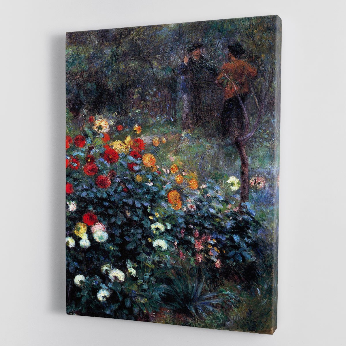 Garden in the street Cortot Montmartre by Renoir Canvas Print or Poster