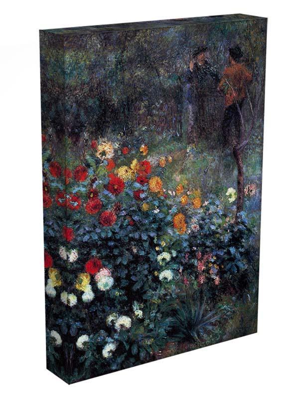 Garden in the street Cortot Montmartre by Renoir Canvas Print or Poster - Canvas Art Rocks - 3