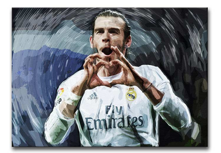 Gareth Bale Real Madrid Print - Canvas Art Rocks - 1