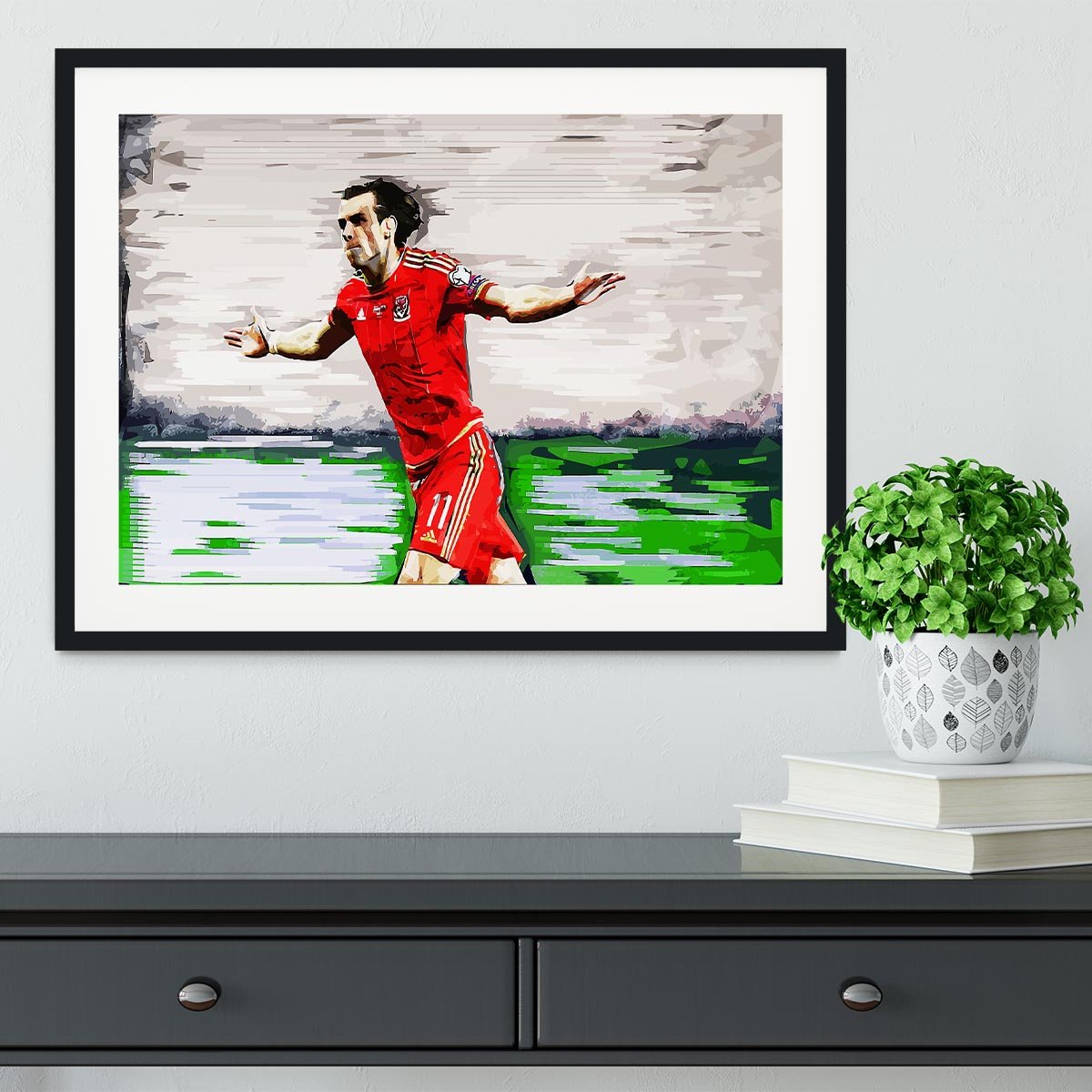 Gareth Bale Framed Print - Canvas Art Rocks - 1