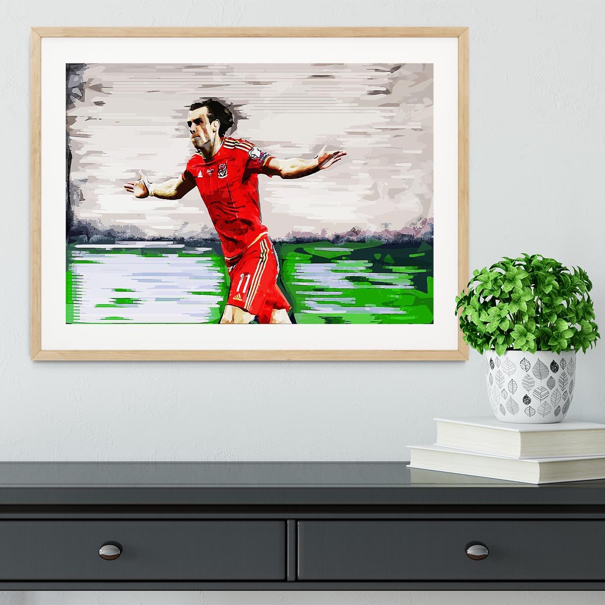 Gareth Bale Framed Print - Canvas Art Rocks - 3