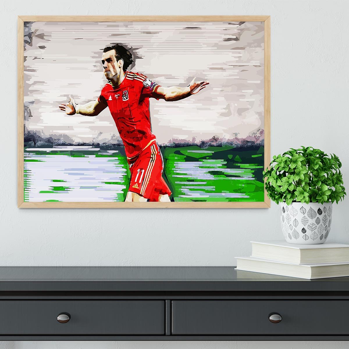 Gareth Bale Framed Print - Canvas Art Rocks - 4