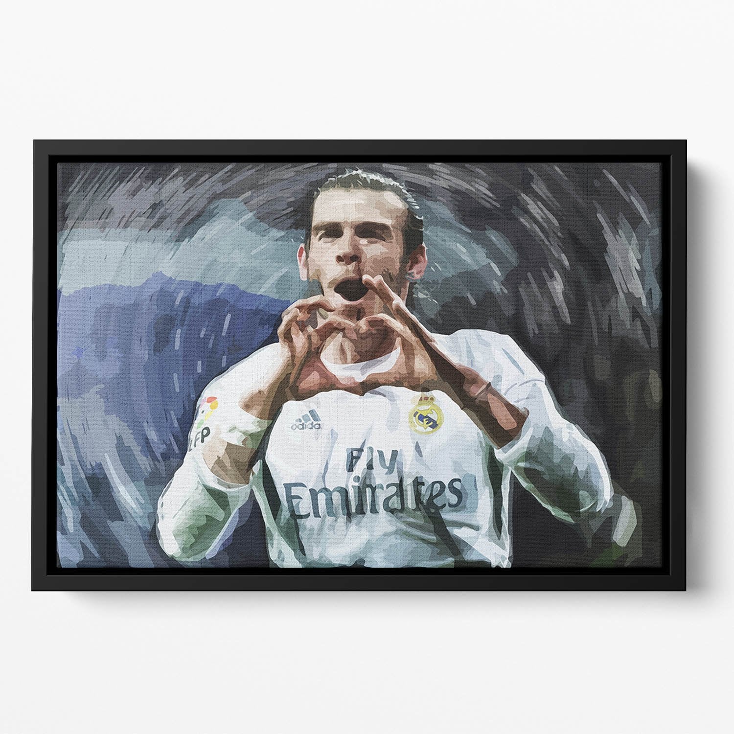 Gareth Bale Real Madrid Floating Framed Canvas