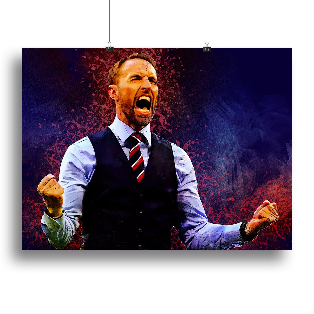 Gareth Southgate England Canvas Print or Poster