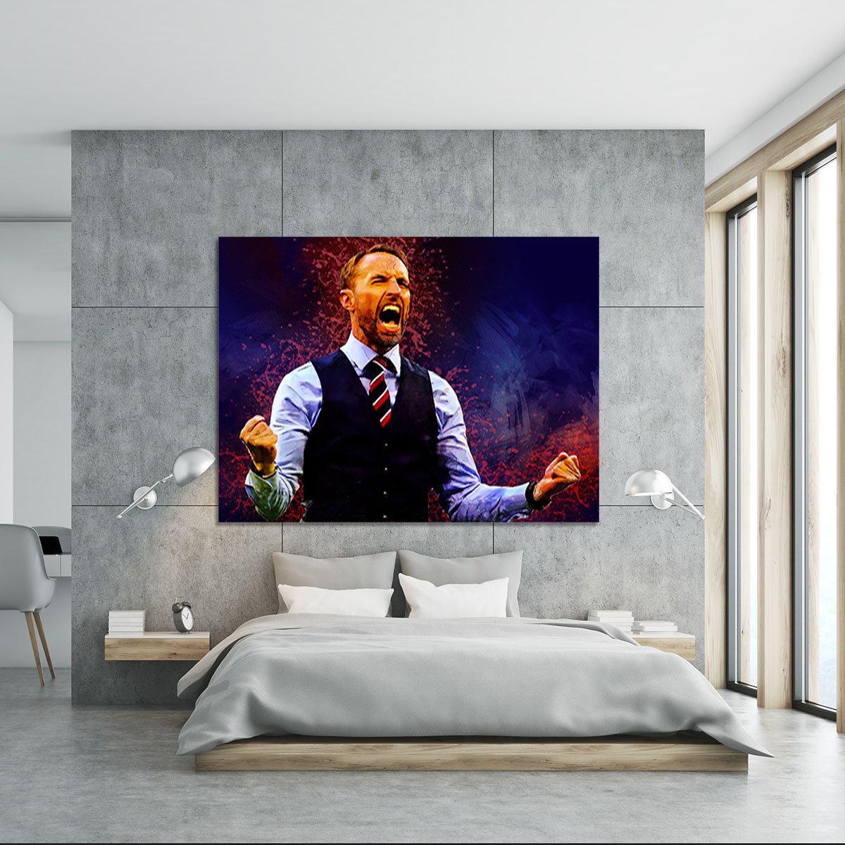 Gareth Southgate England Canvas Print or Poster
