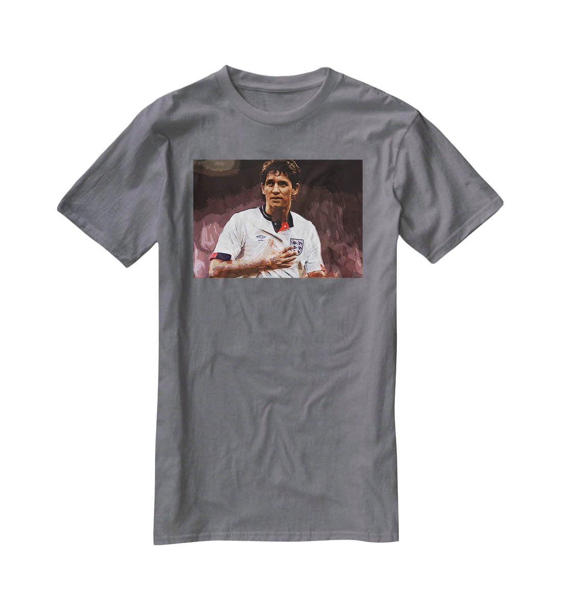 Gary Lineker England T-Shirt - Canvas Art Rocks - 3