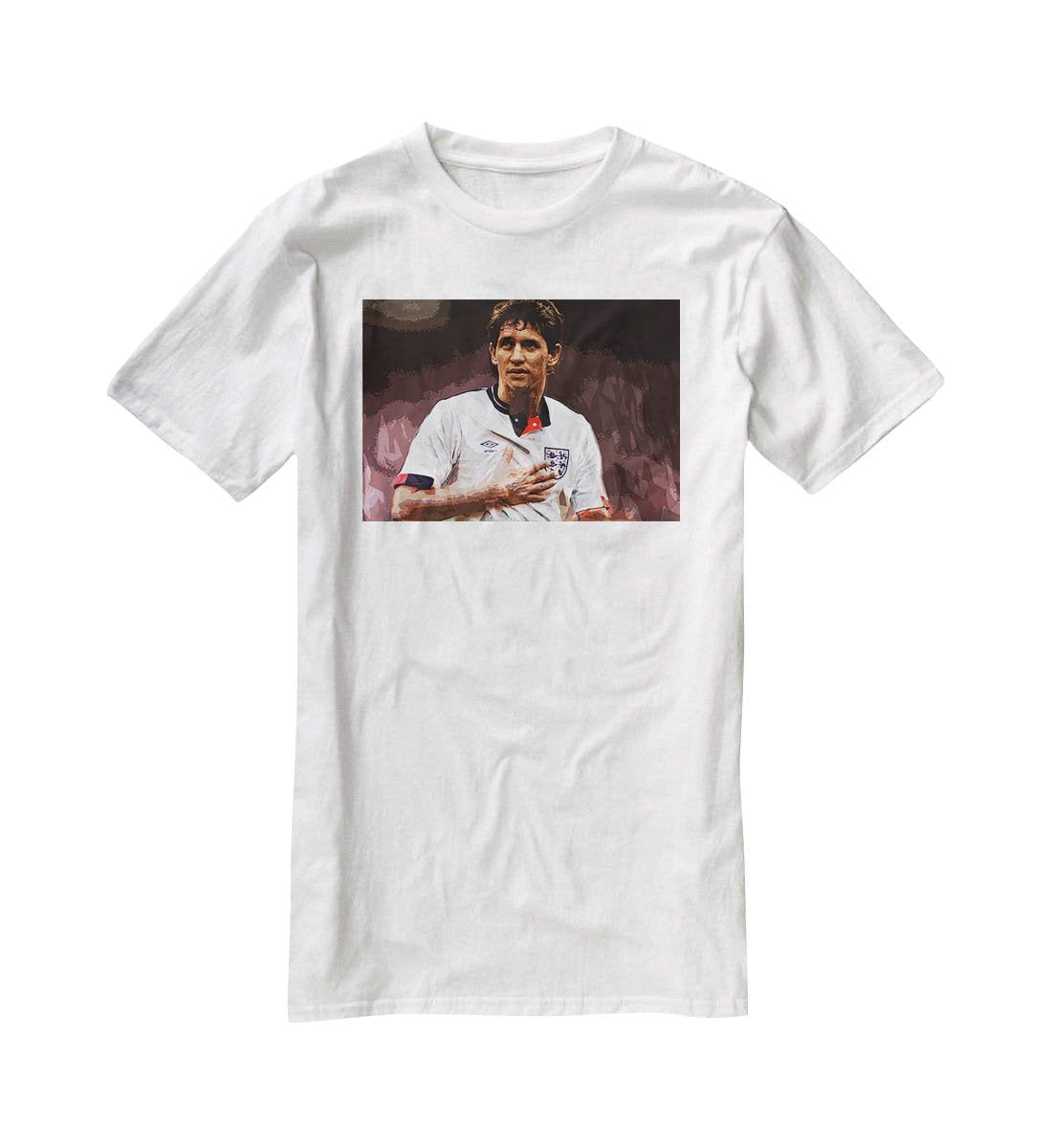 Gary Lineker England T-Shirt - Canvas Art Rocks - 5