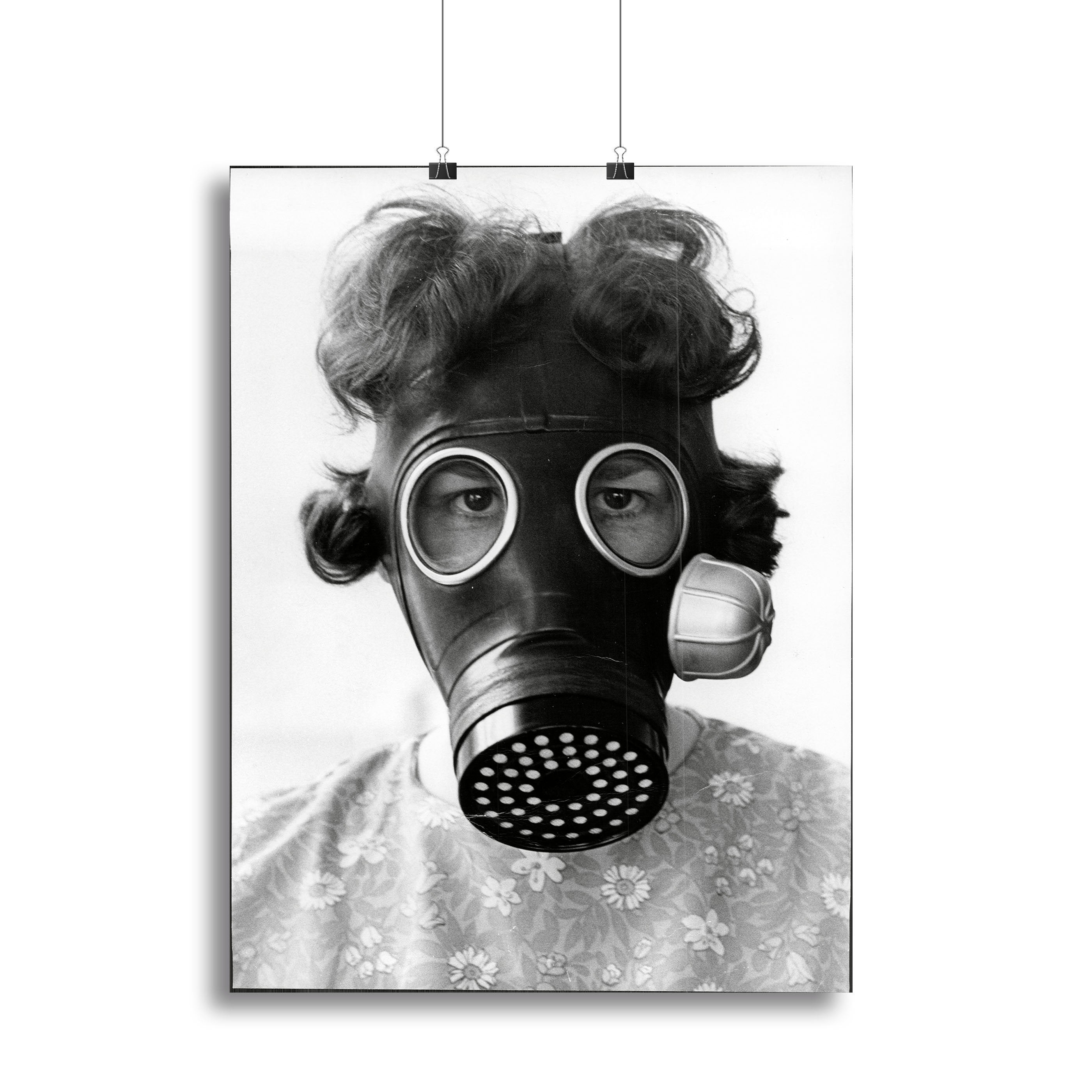 Gas Mask Canvas Print or Poster