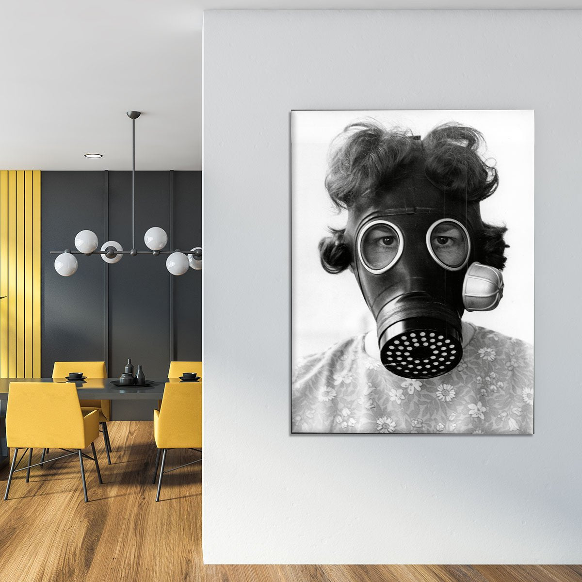 Gas Mask Canvas Print or Poster