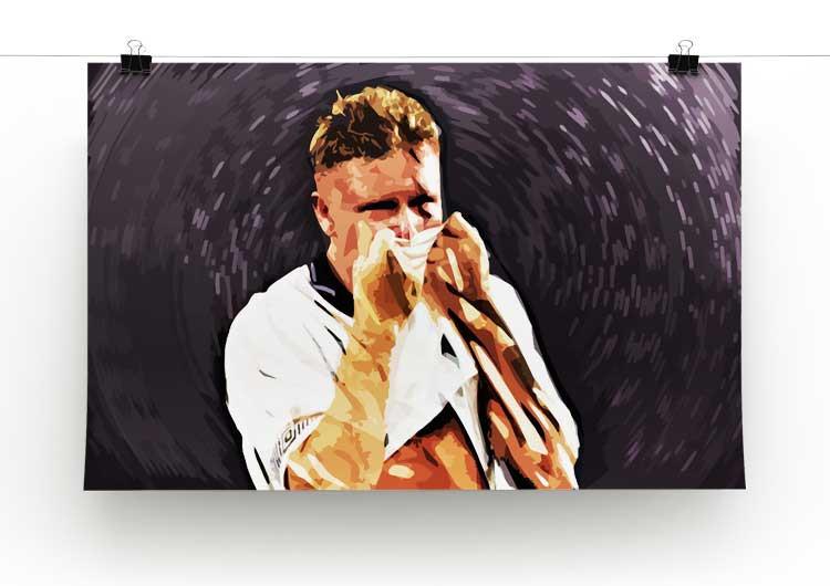 Gazza Tears at Italia '90 Print - Canvas Art Rocks - 2