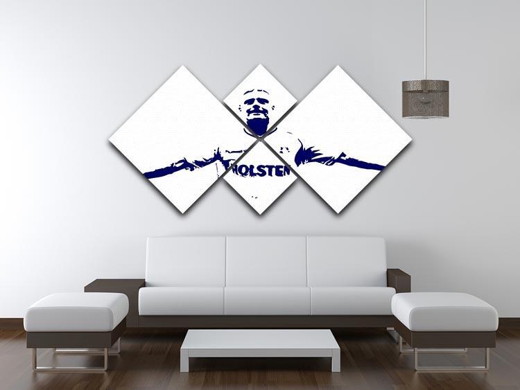 Gazza 4 Square Multi Panel Canvas - Canvas Art Rocks - 3