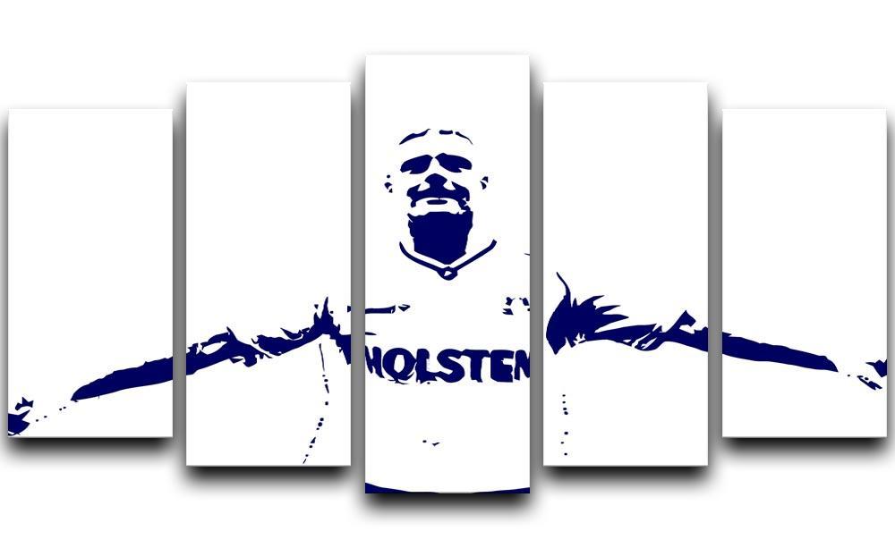Gazza 5 Split Panel Canvas  - Canvas Art Rocks - 1