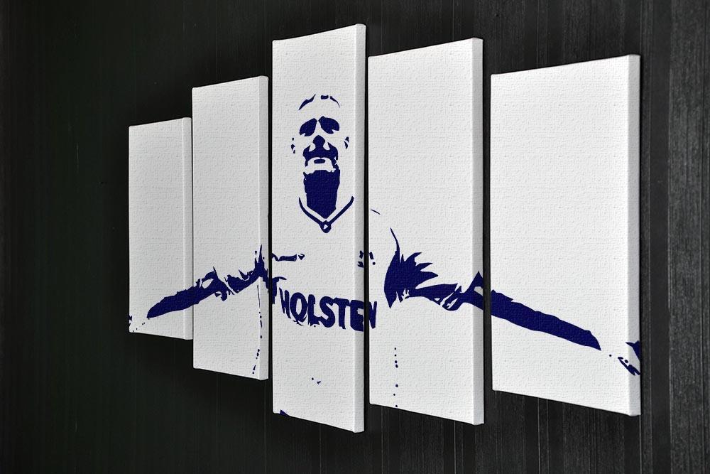 Gazza 5 Split Panel Canvas - Canvas Art Rocks - 2