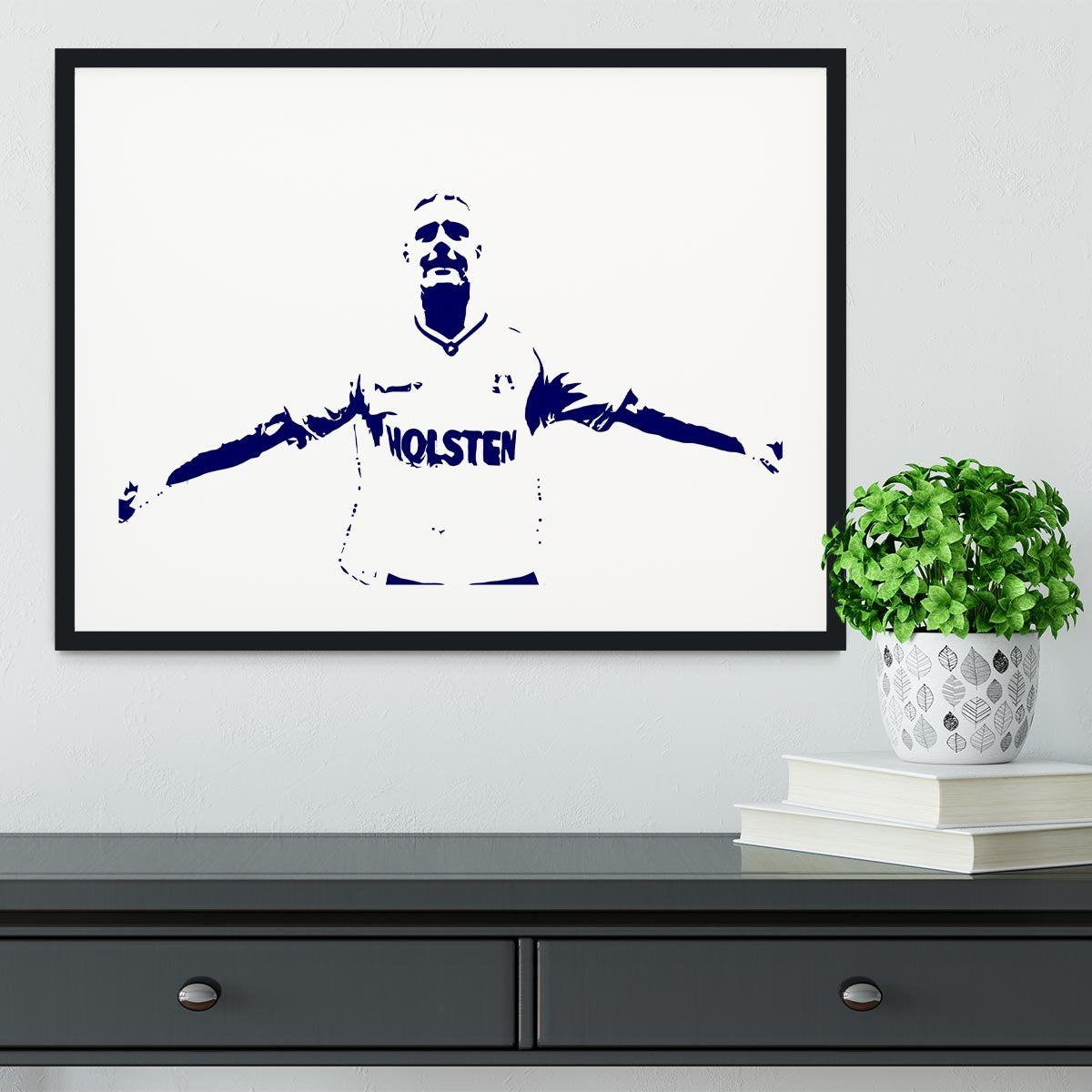 Gazza Framed Print - Canvas Art Rocks - 1