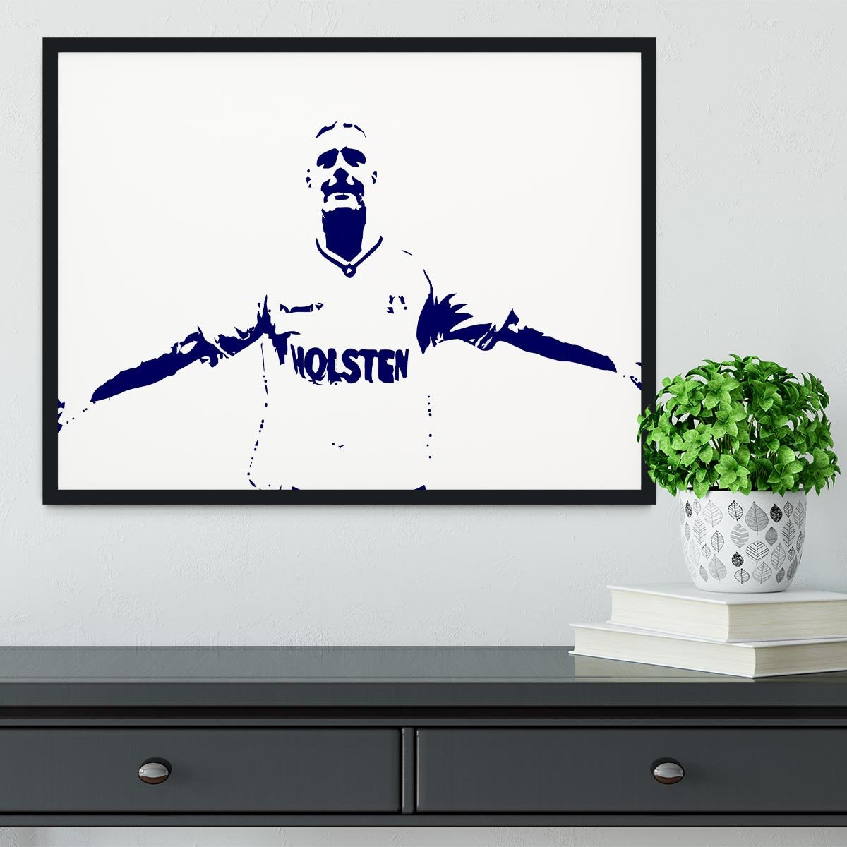 Gazza Framed Print - Canvas Art Rocks - 2