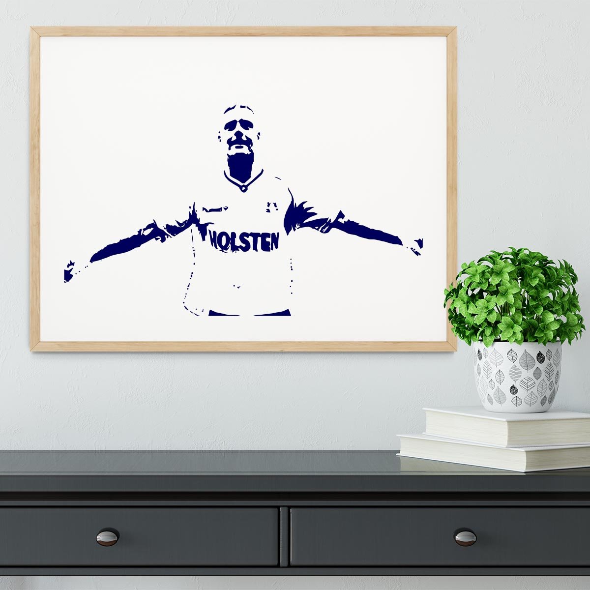 Gazza Framed Print - Canvas Art Rocks - 3