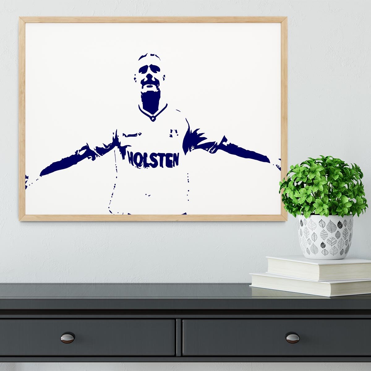 Gazza Framed Print - Canvas Art Rocks - 4