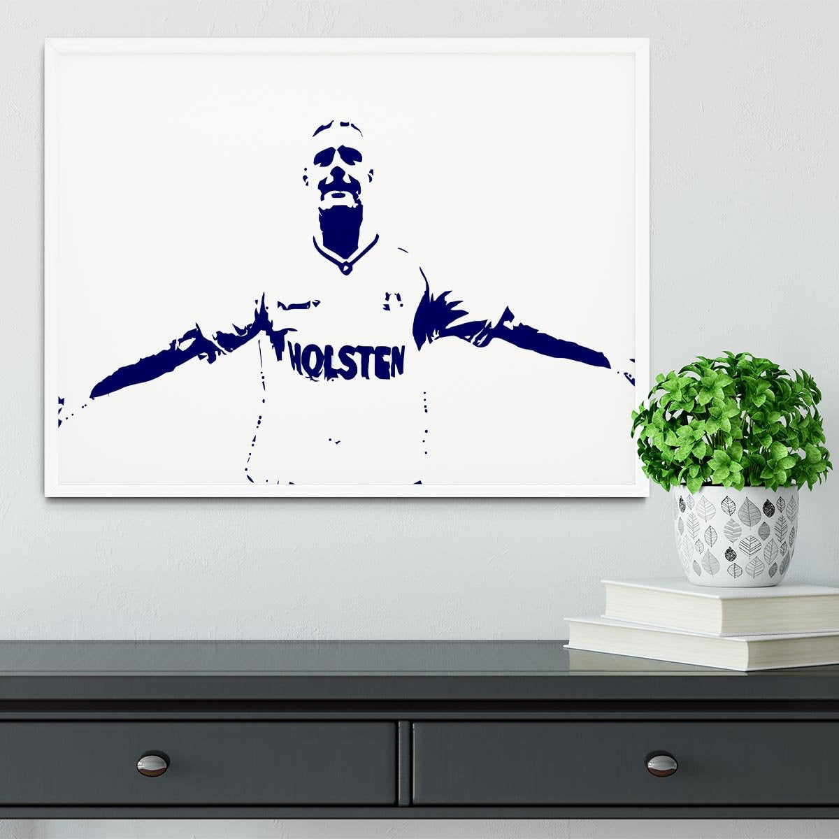 Gazza Framed Print - Canvas Art Rocks -6