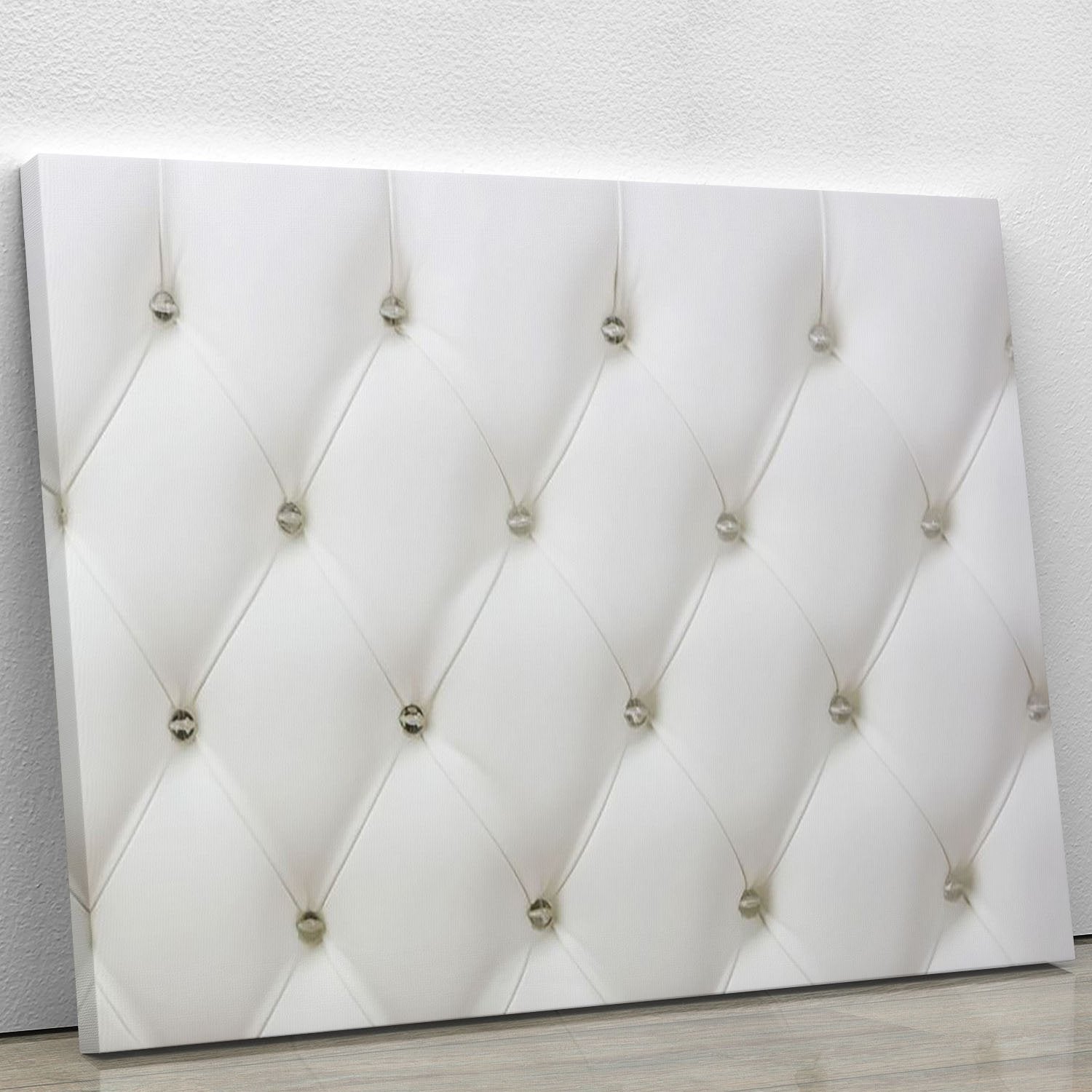 Genuine leather upholstery Canvas Print or Poster