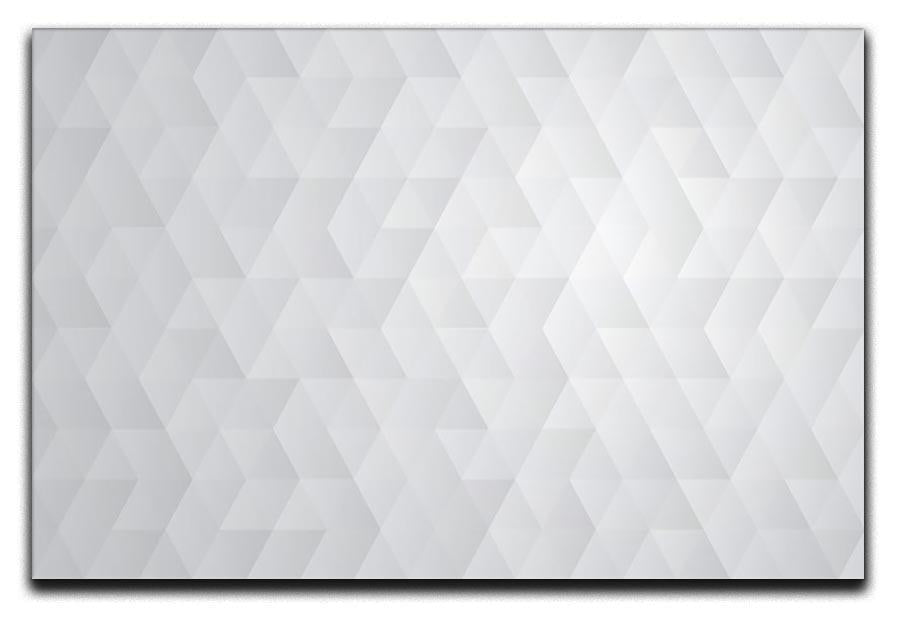 Geometric style abstract grey Canvas Print or Poster  - Canvas Art Rocks - 1