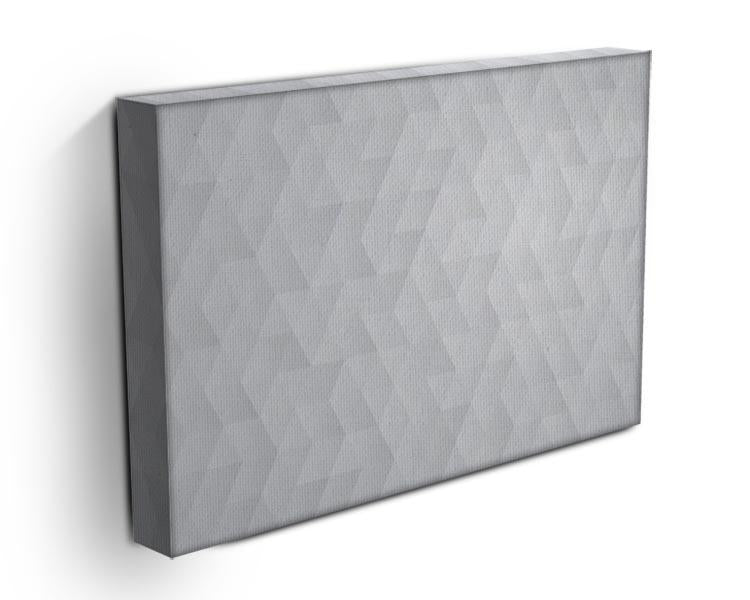 Geometric style abstract grey Canvas Print or Poster - Canvas Art Rocks - 3
