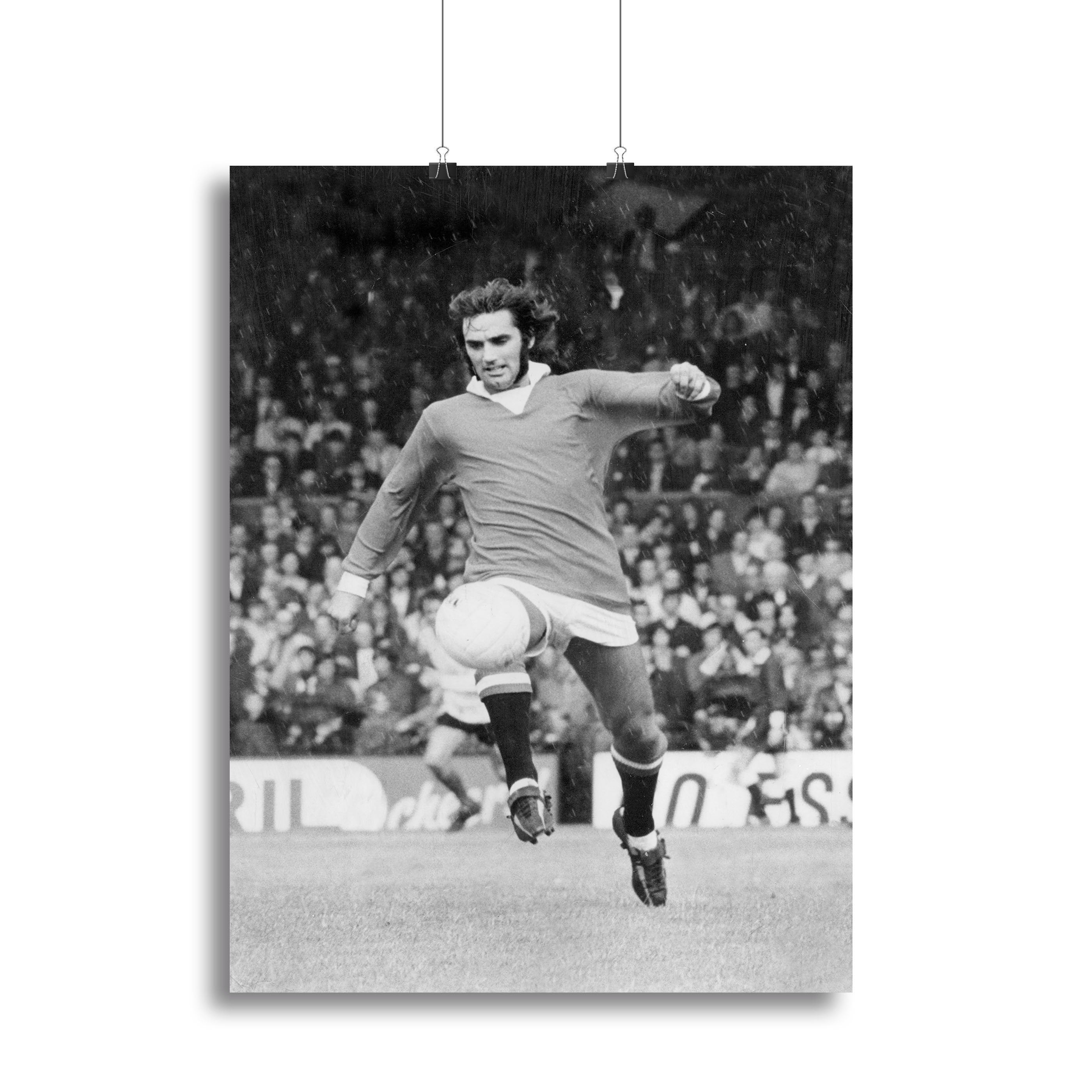 George Best Manchester United in 1971 Canvas Print or Poster