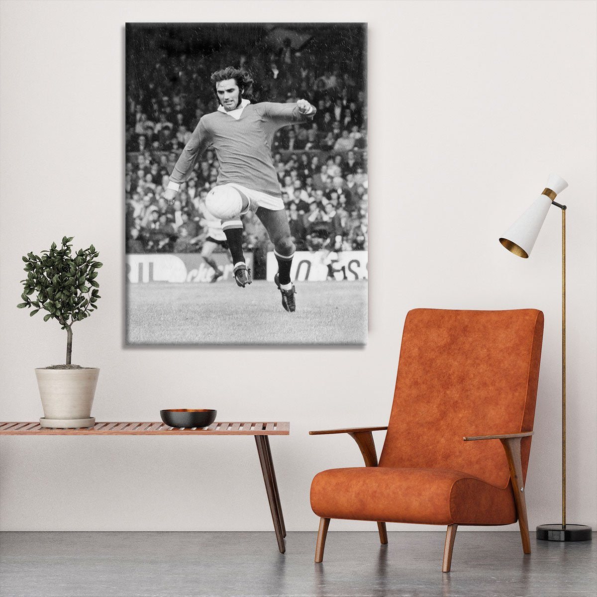 George Best Manchester United in 1971 Canvas Print or Poster