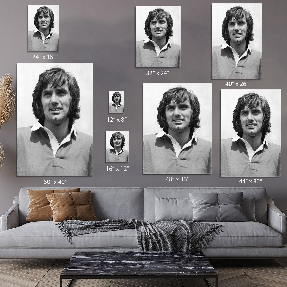 George Best Icon Canvas Print or Poster
