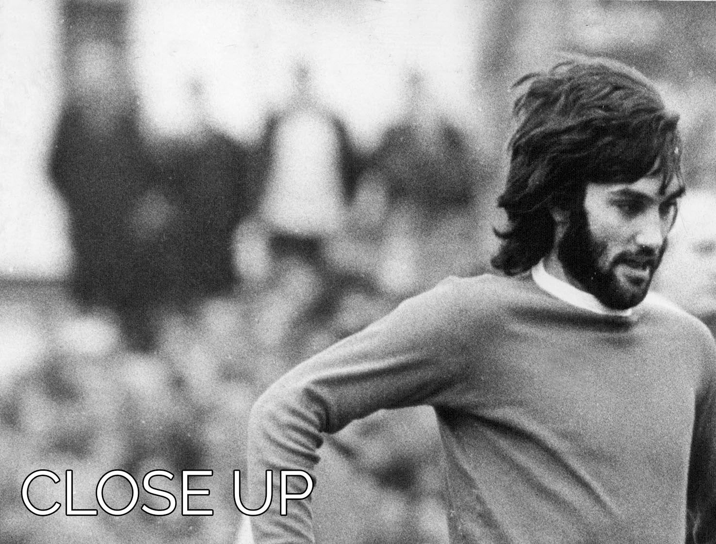 George Best Manchester United 3 Split Panel Canvas Print - Canvas Art Rocks - 3