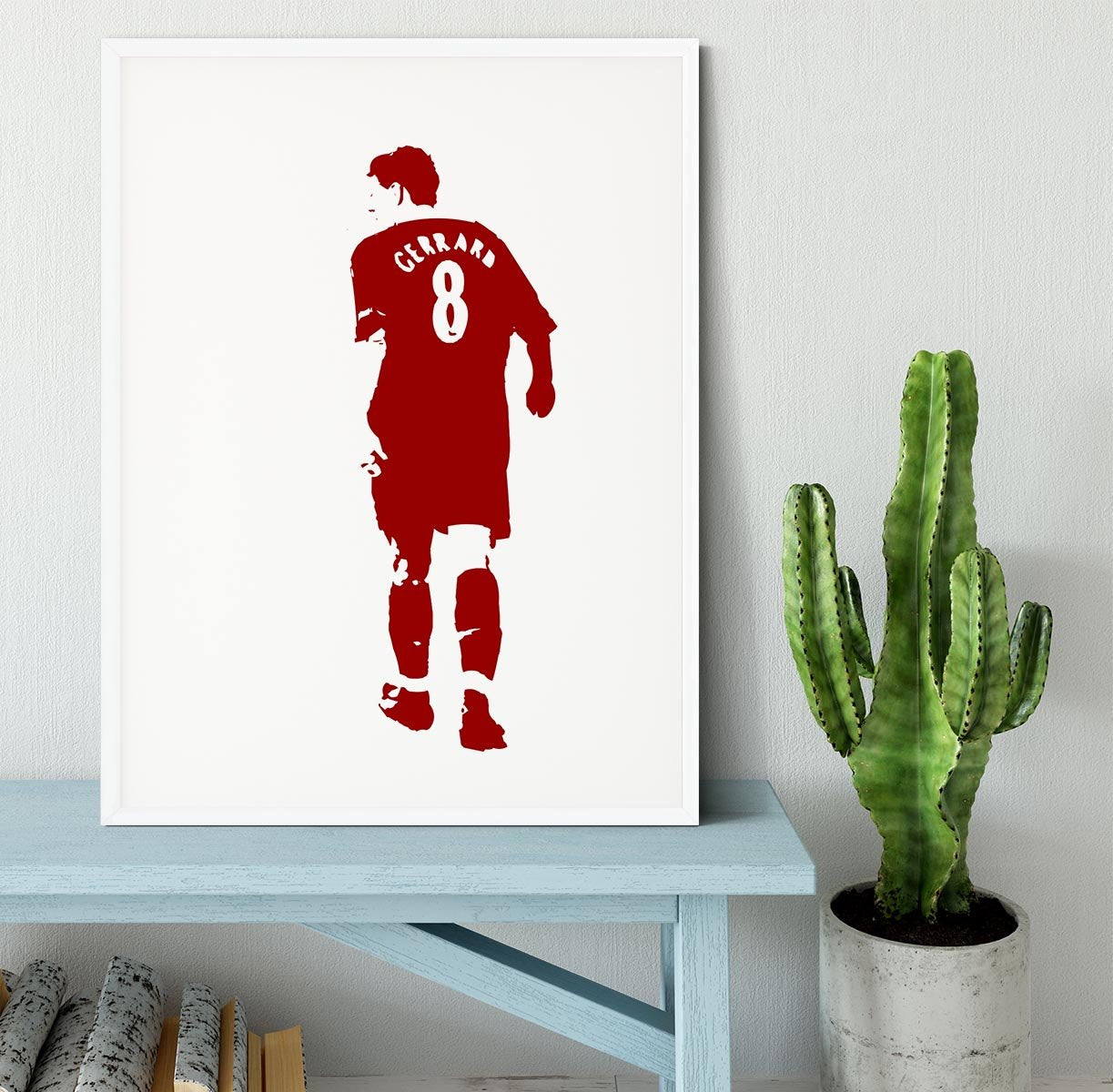 Gerrard Pop Art Framed Print - Canvas Art Rocks - 5
