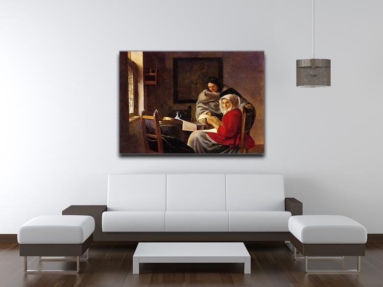 Girl interrupted in her music Canvas Print or Poster - Canvas Art Rocks - 4