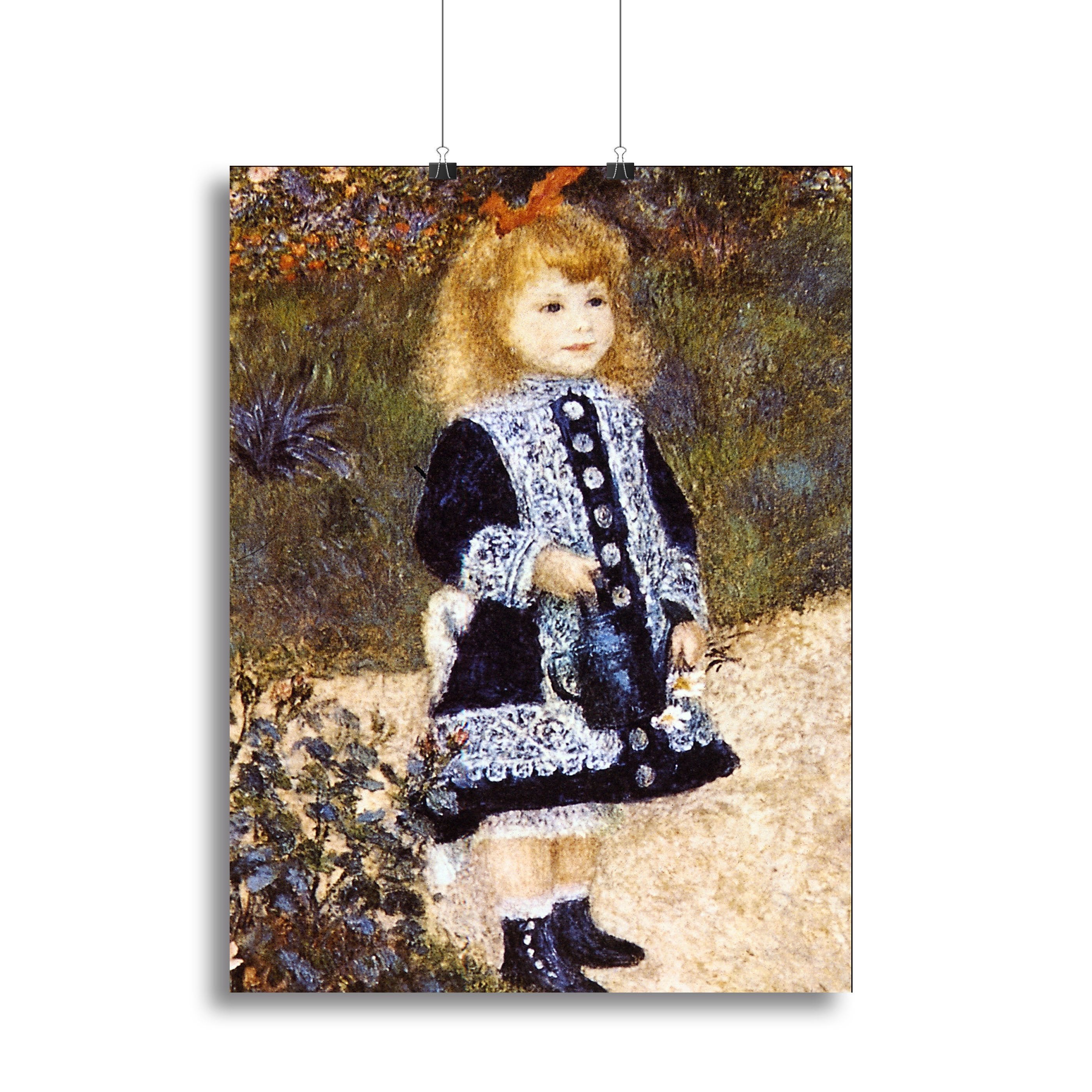 Girl with the Watering Can by Renoir Canvas Print or Poster